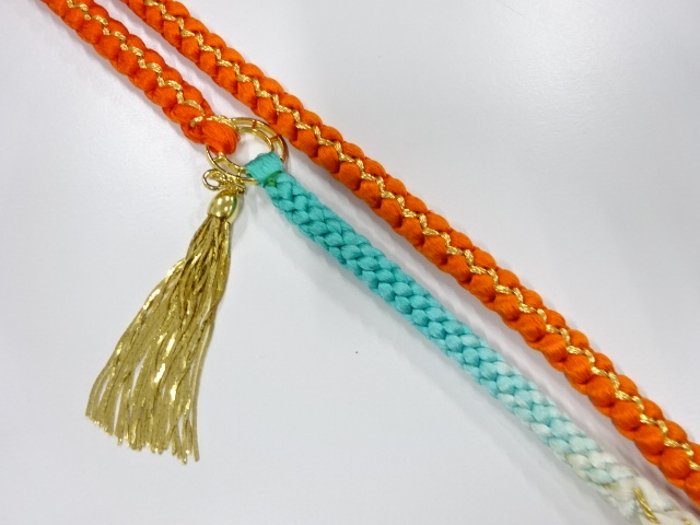 JAPANESE KIMONO / HAND-TIED OBIJIME CORD FOR FURIOSDE 